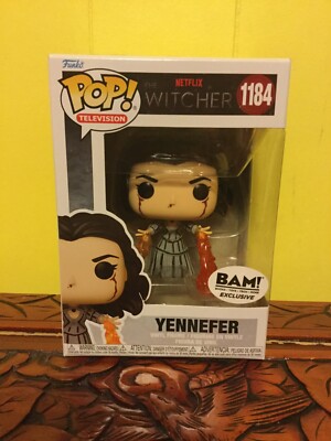 Funko Pop! The Witcher: Battle Yennefer Flame Spell BAM Exclusive #1184 NIB