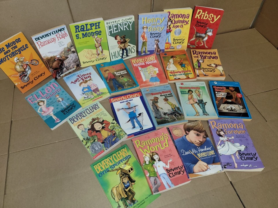 Лот из 8 детских книг Beverly Cleary Juvenile Chapter Ramona Henry МИКС НЕСОРТИРОВАННЫЕ - Изображение 2 из 3