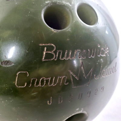 Brunswick Crown Jewel Bowling Ball 11lb 15oz Dark Green JD20929