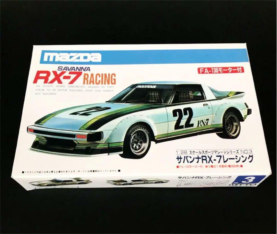 Nitto MAZDA RX-7 Savanna Racing Sports Machine Series 1/28 Model Kit #14944