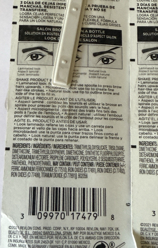 Revlon Colorstay Semi-Permanent Brow Ink Lot of 2 #351 Warm Brown Ink 0.09 Fl oz - Picture 6 of 6