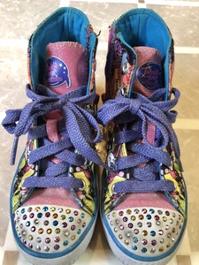 high top twinkle toes skechers