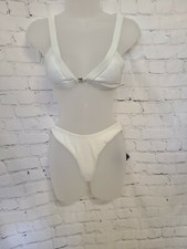 Zaful Forever Young White Bikini Size S