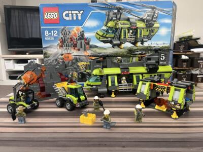 LEGO City Volcano Heavy-lift Helicopter 60125 w/Box Used from