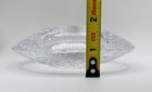 Orrefors Discus Votive Candle Holder Signed Textured Lars Hellsten Clear Heavy — photo 10