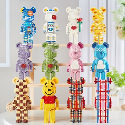 Bearbrick mittelgroßes 3D-Puzzle Mikrobausteine zum Selbermachen