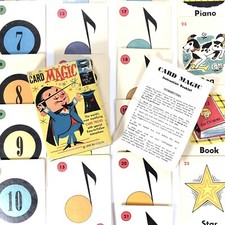 RARE VTG 1959 Ed U Cards CARD MAGIC TRICKS Playing Card Game AS IS