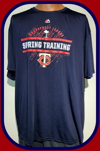 MINNESOTA TWIN MAJESTIC GRAPEFRUIT LEAGUE SPRING TRAINING ADULT 2XL JERSEY SHIRT - Picture 2 of 5