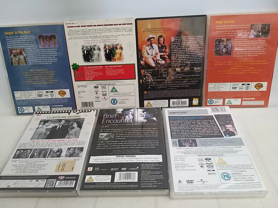 Classic Cinema DVD Bundle Bing Crosby,Frank Sinatra,Gene Kelly,Trevor Howard x 7 - Image 2 of 4