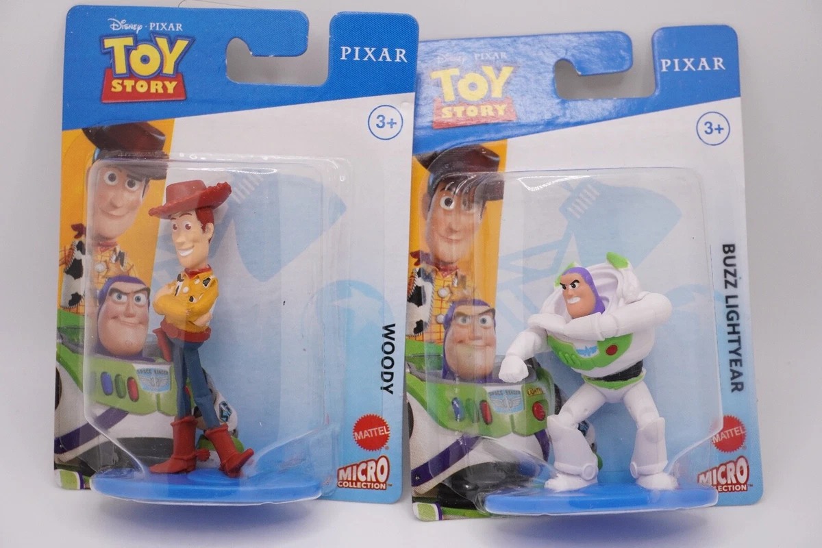 Lot of 2 - Toy Story - Disney - Mini Figures - Woody & Buzz Lightyear - NEW