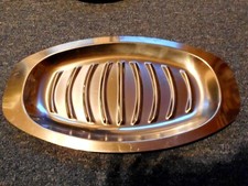 WMF  Servierplatte Gemüse Spargelplatte Edelstahl Cromargan - gebraucht 