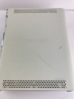 Console Microsoft Xbox 360 blanche uniquement pour pièces