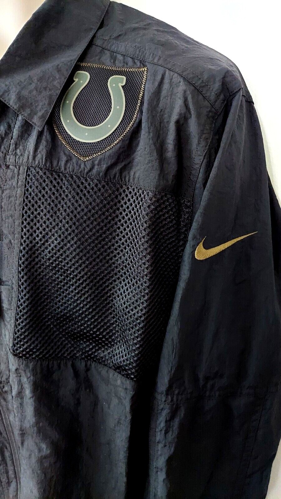 SACAI X NIKE Giacca a vento Indianapolis Colts Nike taglia media saluto al servizio zip