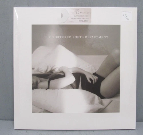 TAYLOR SWIFT Tortured Poets Department LP sealed 2x WHITE VINYL Record POP NEW
