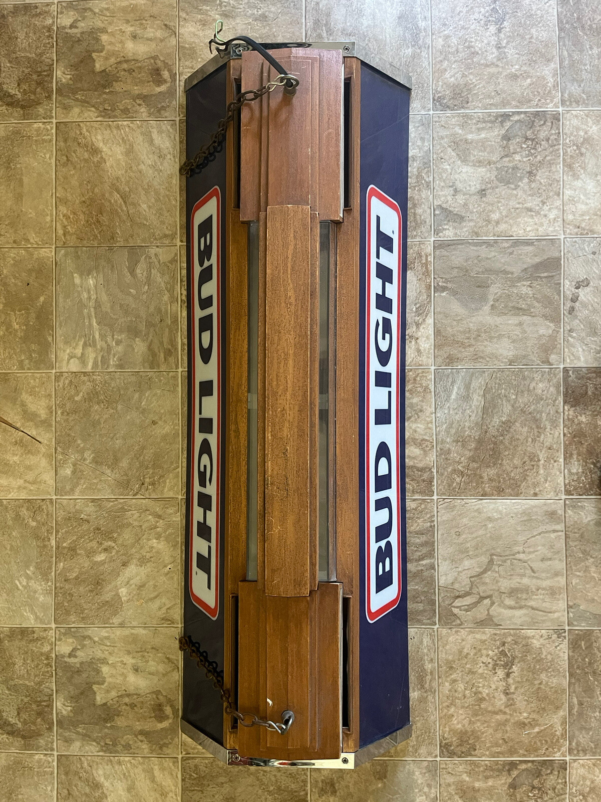 Vintage Bud Light Pool Table Billiards Beer Light Bar Man Cave Decor eBay