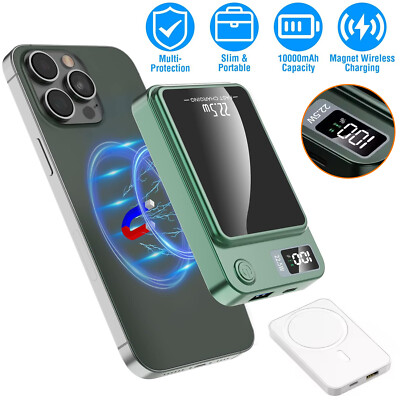 10000mAh Powerbank für Magsafe Magnetische Power Bank für iPhone 15/14/13/12
