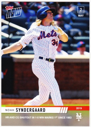 2019 Topps Now 166 Noah Syndergaard