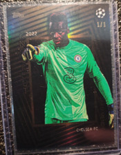 2022 Topps UEFA Champions League GK Edouard Mendy Rookie 2nd Year 1/1 Unique /1