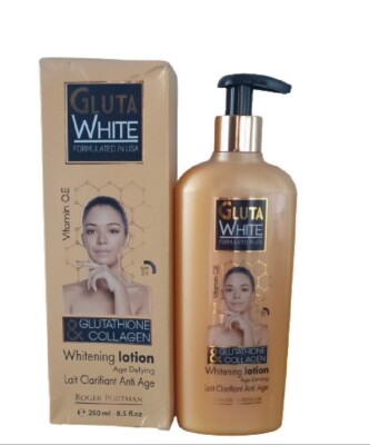 GLUTA WHITE KLÄRENDE MILCH GLUTATHION & KOLLAGEN ANTI-AGING UND ANTI-FLECKEN