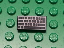 Lego Tile Decorated Black Keyboard