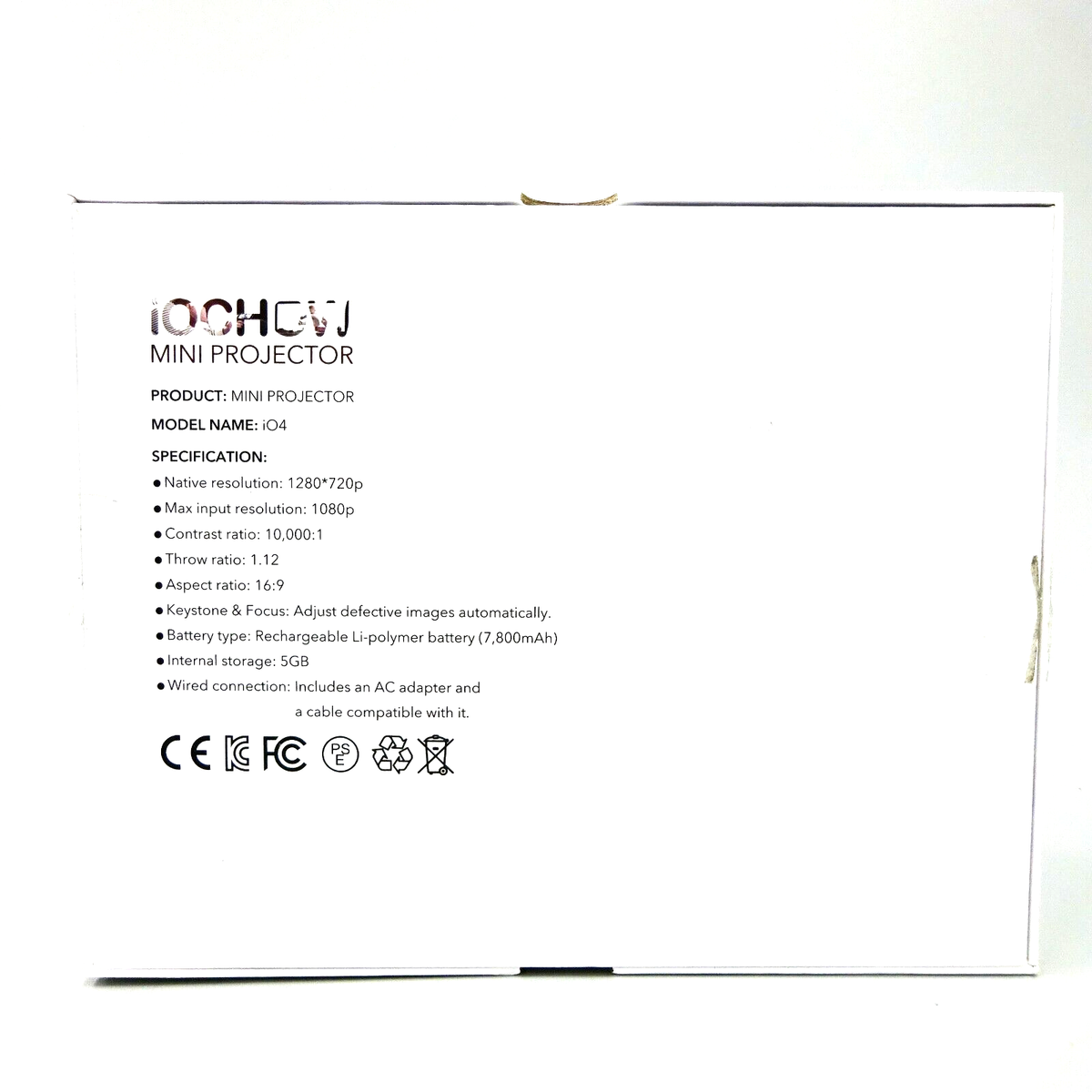iOCHOW Io4 Mini Projector 3d 1080p HD Video DLP 3000 Lumens
