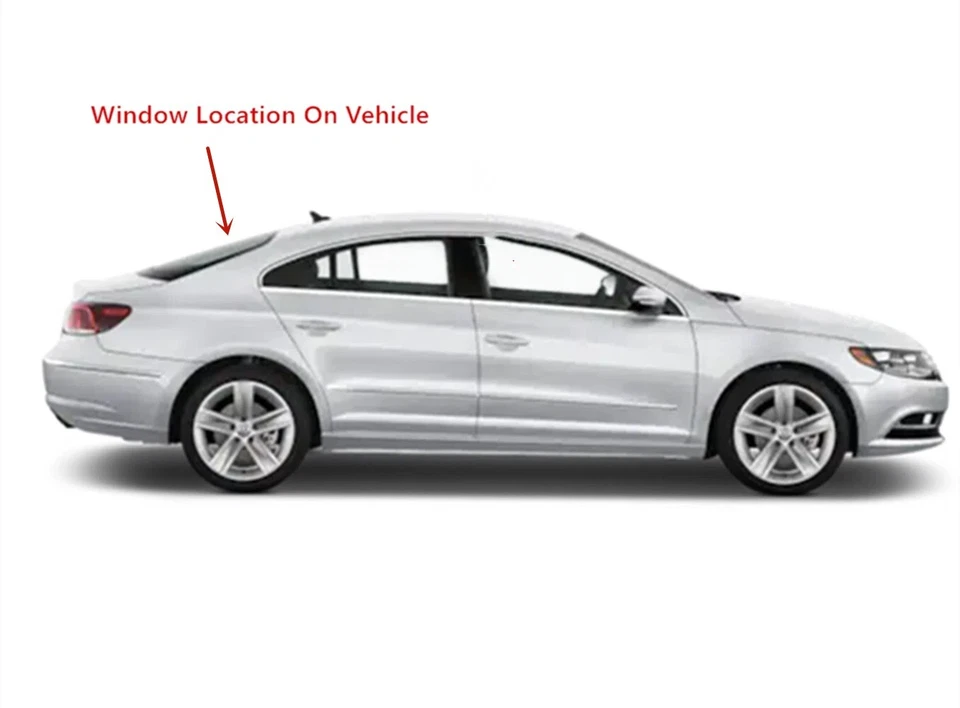 Fits 2010-2017 Volkswagen CC 2009 Passat CC Back Window Glass Heated Foto 3 de 4