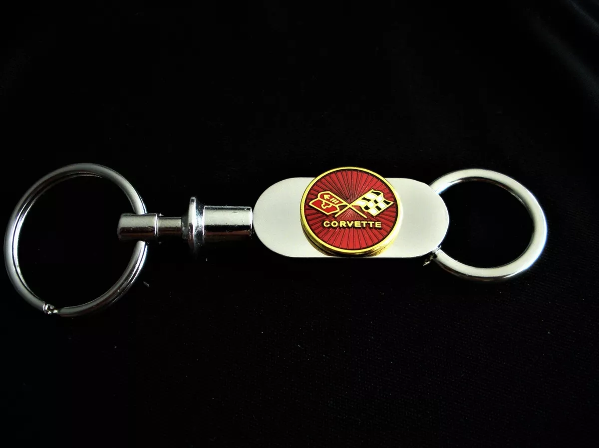 Engraved corvette best sale keychain