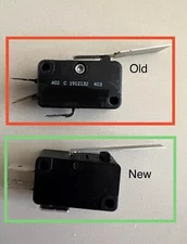 Thermador Cook-n-Vent CVS Micro Switch (2 SWITCH SET) 00414396, 19-12-132, 41439