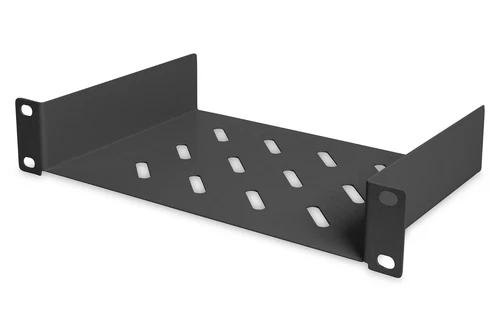 Koscom Fachboden für Netzwerkschrank 150mm Tief - 10" (254mm) - schwarz