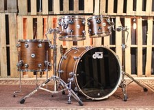 DW Collector's Maple SSC Walnut Satin Oil Drum Set - 22,10,12,16 - SO 1354057