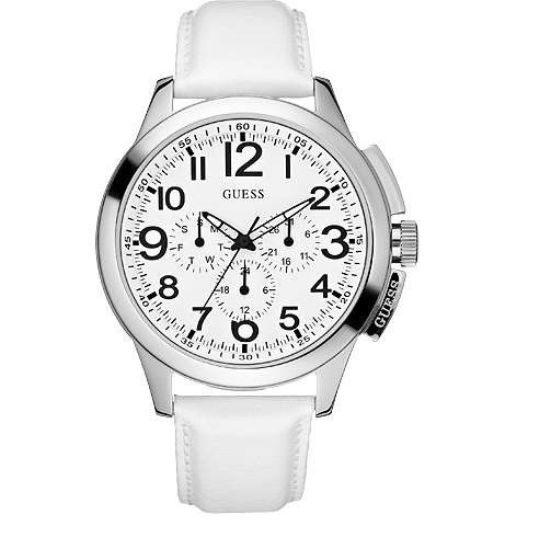 Orologio Uomo Guess Cronografo Pelle bianca | Acquisti Online su eBay