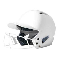 Champro HX Rise Fastpitch Batting Helmet w/ Face Guard WHITE Medium 6.5 - 7 new