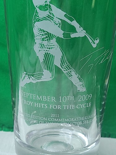2 Troy Tulowitzki Signs Rockies Commemorative Glasses 1st Issue 2005 3rd Ed 2009 - Picture 3 of 7
