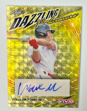 Marketplace image: 2023 Leaf Dazzling Performers WALKER MARTIN RC Superfractor AUTO 1/1