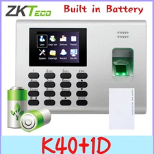 ZKteco K40 Access Control TCP/IP Clock Biometric Fingerprint Time Attendance+ID