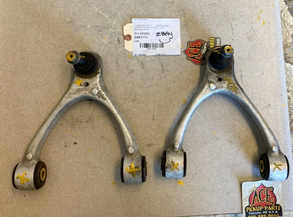 06-10 Pontiac Solstice Saturn Sky OEM Right Left Front Upper Control Arm PAIR - Изображение 2 из 4