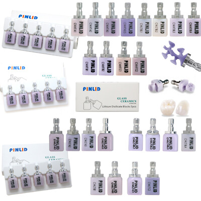 #ad #ad US C14 Emax Dental Glass Ceramic HT LT Lithium Dislicate CAD CAM Cerec Blocks $125.99