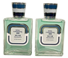 Royal Copenhagen Musk After Shave Splash - 1 oz each Lot Of 2 