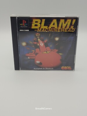 Blam! Machinehead Ps1 Playstation 1 CIB -Sammlerzustand- Blam