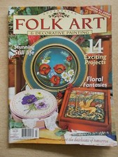 Folk Art & Decorative Painting Vol 8 #9~Winged Stag~Topiary~Celtic Knot~Teddy...