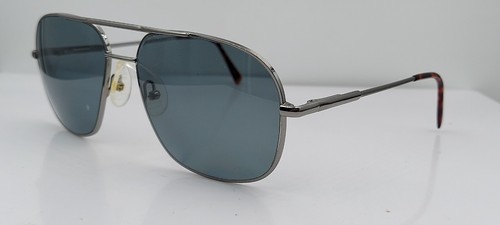 Vintage Lawrence Eyewear Tom Gunmetal Pilot Sunglasses Italy FRAMES ONLY