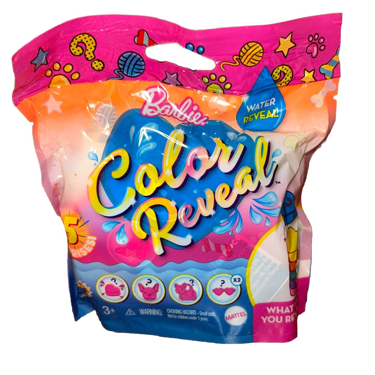 Barbie Color Reveal Pet Valentinstag – Überraschungs-Haustier Mit Farbwechsel-Funktion, Inkl. Zubehör