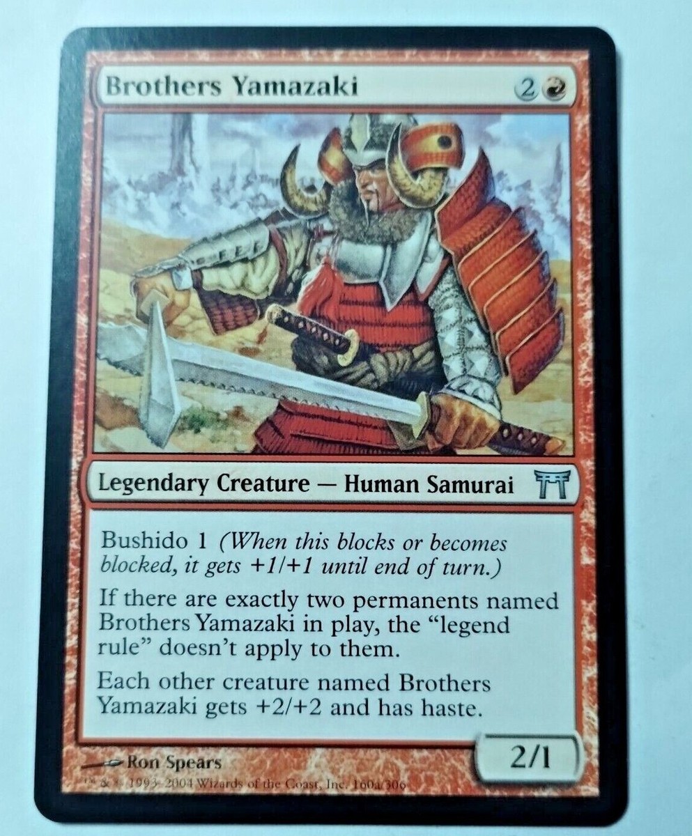 MTG Brothers Yamazaki (A) Champions of Kamigawa 160b/306 Regular