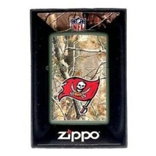 Zippo Lighter: Realtree NFL Football Tampa Bay Buccaneers