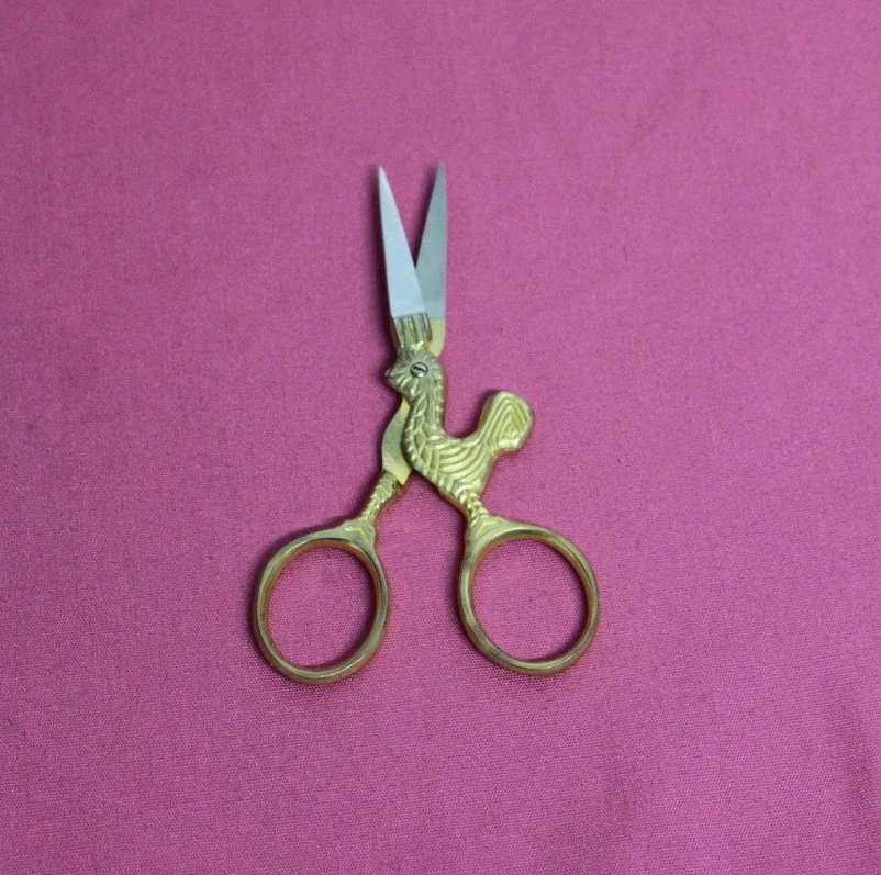 Stork Cross Stitch Needlework Scissors