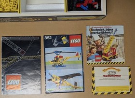 Vintage Lego Technic 852 Helicopter (1977) Complete, Mint Very Rare