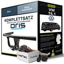 Für VW T6.1 Kasten,Bus Anhängerkupplung starr +eSatz 13pol uni 10.2019-jetzt ABE
