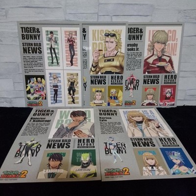 TIGER & BUNNY Tiger & Bunny Aufkleber 5 Typen Lawson Limited