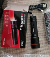 Gearlite Taschenlampe LED Aufladbar, 2000 Lumen LED Taschenlampe Extrem Hell Mit