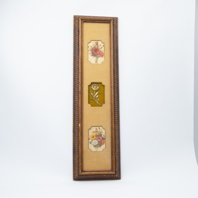 VTG H Hal Kramer Floral Framed Art Print Chicago Mid-Century Art Gallery Wall
